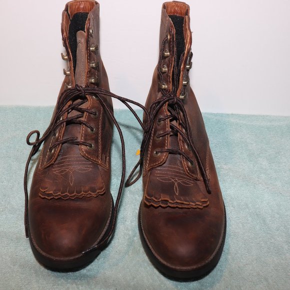 Ariat Heritage Lacer II Western Boots – Women’s Size 7.5 (Distressed Brown) - Picture 1 of 9